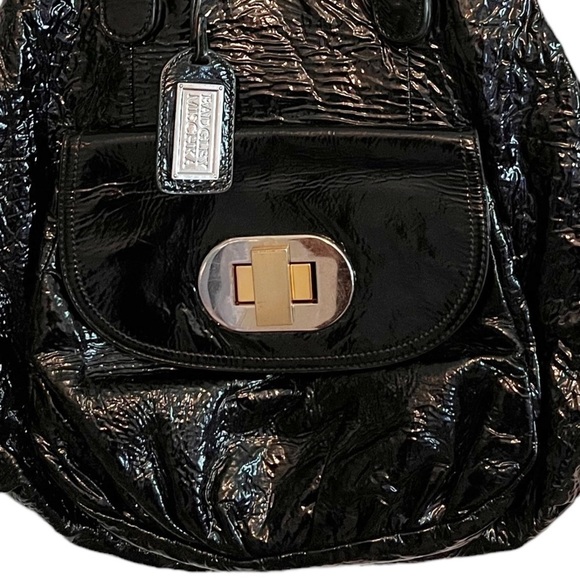 Badgley Mischka Patent Leather Handbag - Picture 3 of 13
